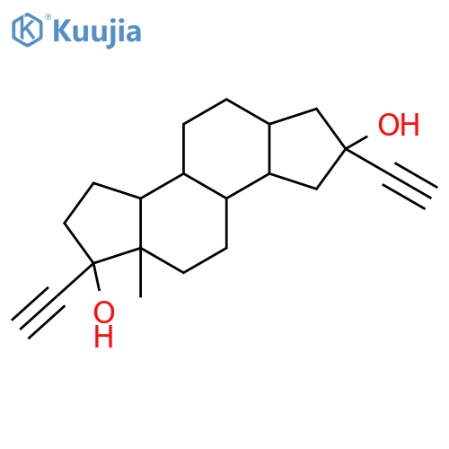 Dicyclopenta[a,f]naphthalene-1,7-diol,1,7-diethynylhexadecahydro-10a-methyl-, (1R,3aS,3bR,5aS,7S,8aS,8bR,10aS)- structure