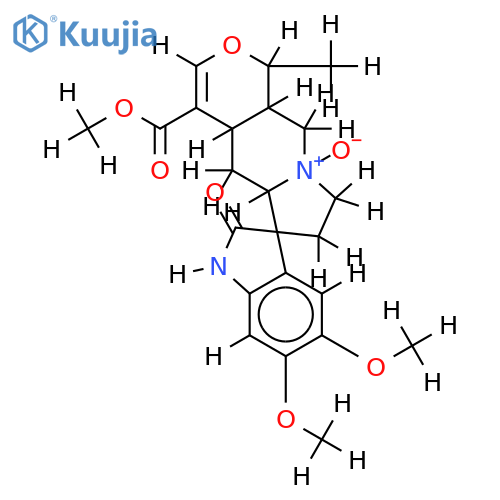 10,11-dimethoxy-19alpha-methyl-2-oxo-4xi-oxy-(7alphaC2)-formosanane-16-carboxylic acid methyl ester structure