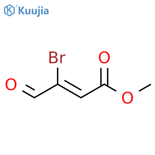 2-BUTENOIC ACID, 3-BROMO-4-OXO-, METHYL ESTER, (Z)- structure