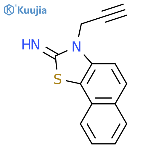 3-(prop-2-yn-1-yl)-2H,3H-naphtho2,1-d1,3thiazol-2-imine structure
