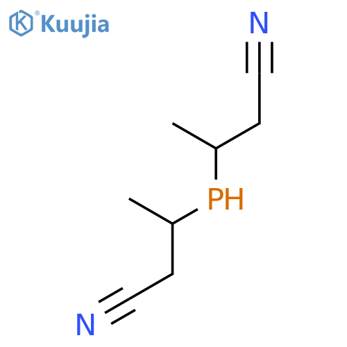 Butanenitrile, 3,3'-phosphinidenebis- structure