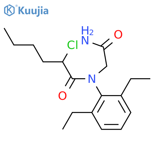 Hexanamide, N-(2-amino-2-oxoethyl)-2-chloro-N-(2,6-diethylphenyl)- structure