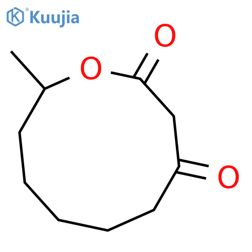 2,4-Oxecanedione, 10-methyl- structure