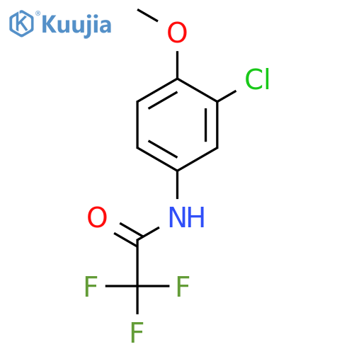 ACETAMIDE, N-(3-CHLORO-4-METHOXYPHENYL)-2,2,2-TRIFLUORO- structure