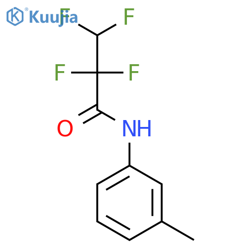 Propanamide, 2,2,3,3-tetrafluoro-N-(3-methylphenyl)- structure