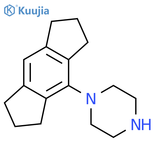 PIPERAZINE, 1-(1,2,3,5,6,7-HEXAHYDRO-S-INDACEN-4-YL)- structure