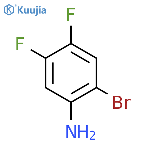 2-Bromo-4,5-difluoroaniline structure