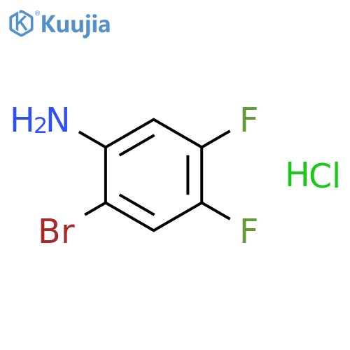 Benzenamine, 2-bromo-4,5-difluoro-, hydrochloride structure