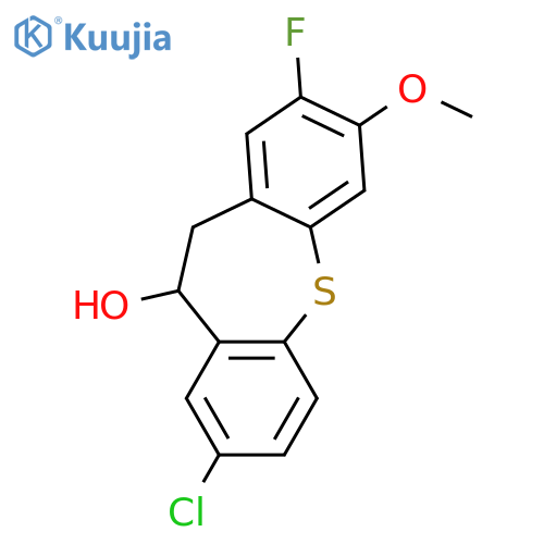Dibenzo[b,f]thiepin-10-ol, 8-chloro-2-fluoro-10,11-dihydro-3-methoxy- structure