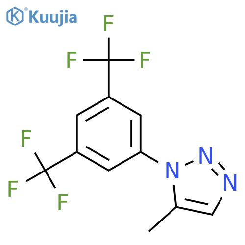 1-[3,5-di(trifluoromethyl)phenyl]-5-methyl-1H-1,2,3-triazole structure