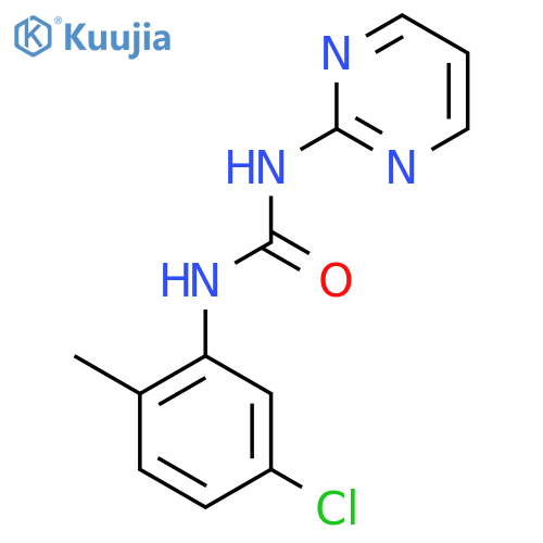 Urea, N-(5-chloro-2-methylphenyl)-N'-2-pyrimidinyl- structure