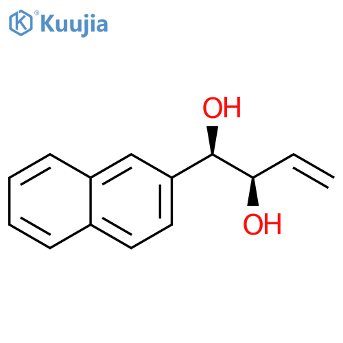 3-Butene-1,2-diol, 1-(2-naphthalenyl)-, (1R,2R)-rel- structure