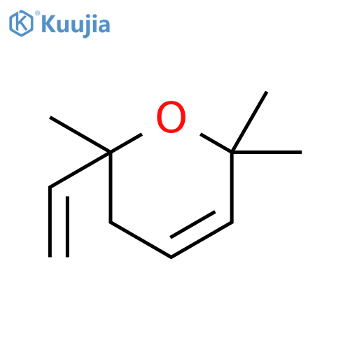 2H-Pyran, 2-ethenyl-3,6-dihydro-2,6,6-trimethyl-, (-)- structure