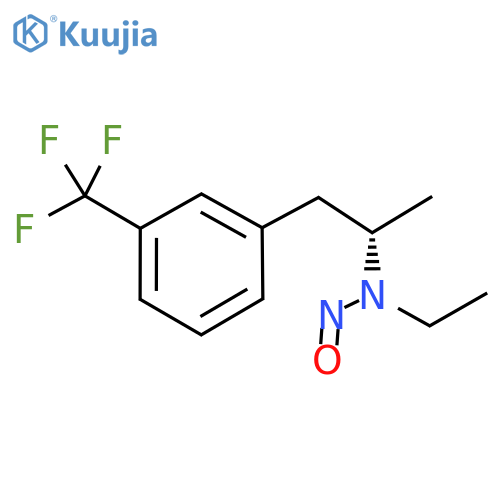 Benzeneethanamine, N-ethyl-α-methyl-N-nitroso-3-(trifluoromethyl)-, (αS)- structure