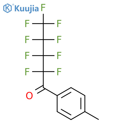 1-Pentanone, 2,2,3,3,4,4,5,5,5-nonafluoro-1-(4-methylphenyl)- structure