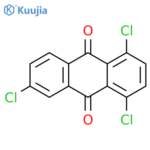 9,10-Anthracenedione,1,4,6-trichloro- structure
