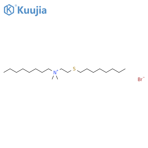 1-Octanaminium, N,N-dimethyl-N-[2-(octylthio)ethyl]-, bromide structure