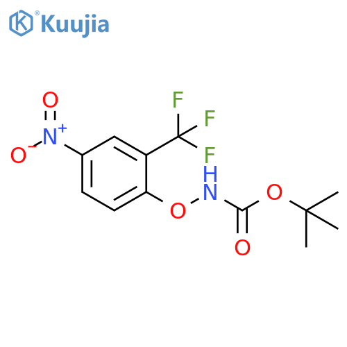 Carbamic acid, [4-nitro-2-(trifluoromethyl)phenoxy]-, 1,1-dimethylethylester structure