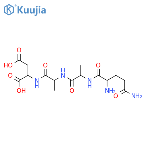 L-Aspartic acid, L-glutaminyl-L-alanyl-L-alanyl- structure