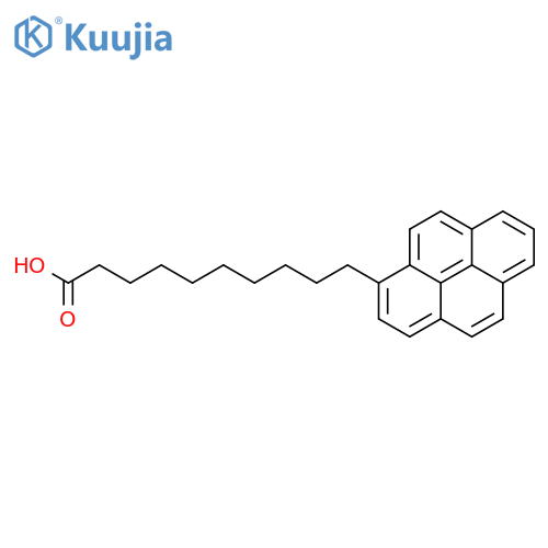 1-Pyrenedecanoic acid structure