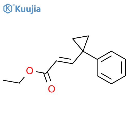 2-PROPENOIC ACID, 3-(1-PHENYLCYCLOPROPYL)-, ETHYL ESTER, (E)- structure