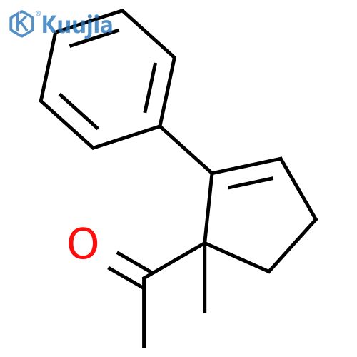 ETHANONE, 1-(1-METHYL-2-PHENYL-2-CYCLOPENTEN-1-YL)- structure