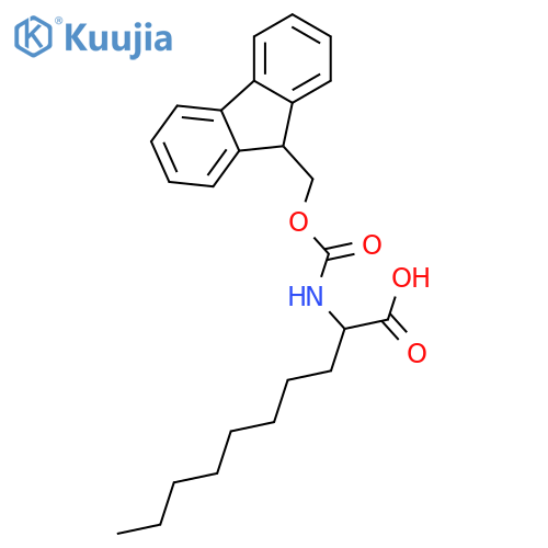 Decanoic acid, 2-[[(9H-fluoren-9-ylmethoxy)carbonyl]amino]- structure
