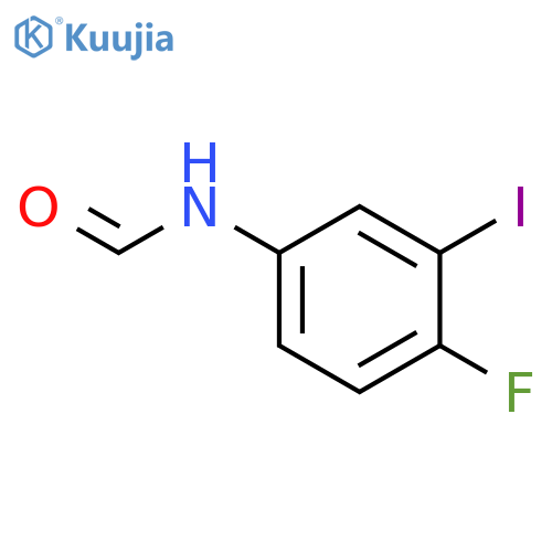 Formamide, N-(4-fluoro-3-iodophenyl)- structure