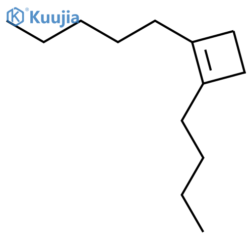 Cyclobutene, 1-butyl-2-pentyl- structure
