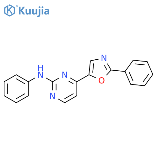 2-Pyrimidinamine, N-phenyl-4-(2-phenyl-5-oxazolyl)- structure