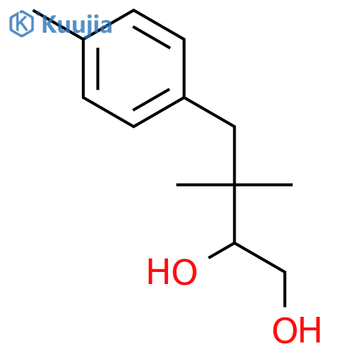 1,2-Butanediol, 3,3-dimethyl-4-(4-methylphenyl)-, (2R)- structure