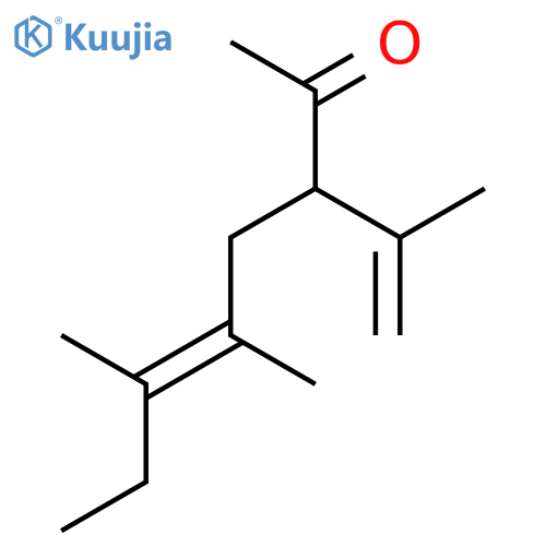 5-Octen-2-one, 5,6-dimethyl-3-(1-methylethenyl)- structure