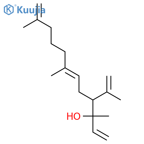1,6,11-DODECATRIEN-3-OL, 3,7,11-TRIMETHYL-4-(1-METHYLETHENYL)- structure