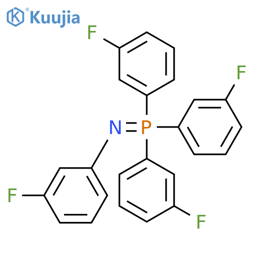 Benzenamine, 3-fluoro-N-[tris(3-fluorophenyl)phosphoranylidene]- structure