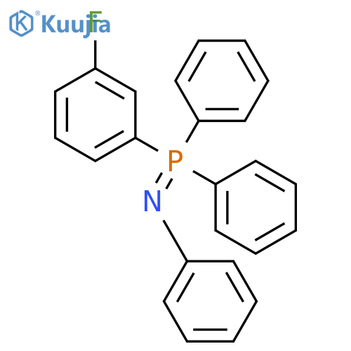 Benzenamine, N-[(3-fluorophenyl)diphenylphosphoranylidene]- structure