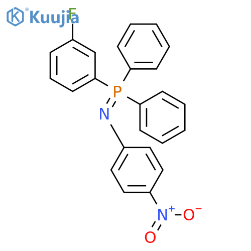 Benzenamine, N-[(3-fluorophenyl)diphenylphosphoranylidene]-4-nitro- structure