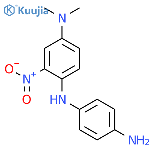 1,4-Benzenediamine, N1-(4-aminophenyl)-N4,N4-dimethyl-2-nitro- structure