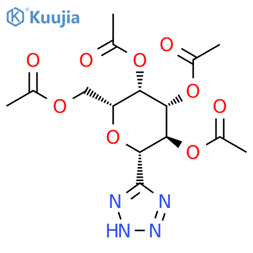 5'-(2,3,4,6-Tetra-O-acetyl-b-D-galactopyranosyl)tetrazole structure