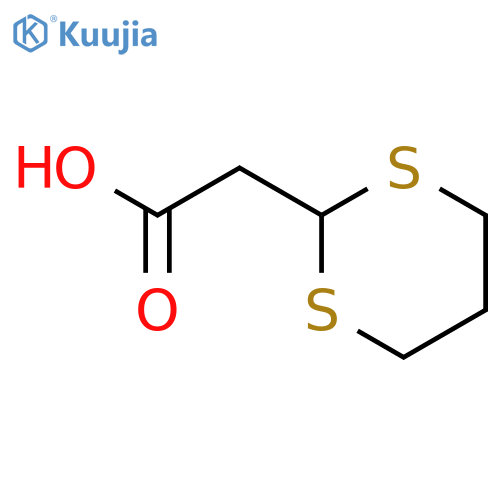 2-(1,3-DITHIAN-2-YL)ACETIC ACID structure