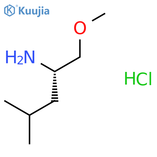 2-Pentanamine, 1-methoxy-4-methyl-, hydrochloride, (S)- structure