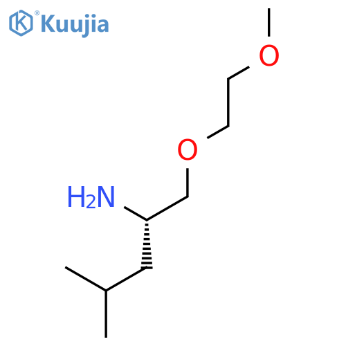 2-PENTANAMINE, 1-(2-METHOXYETHOXY)-4-METHYL-, (S)- structure