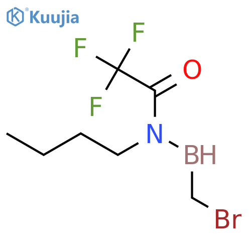 Acetamide, N-(bromomethylboryl)-N-butyl-2,2,2-trifluoro- structure