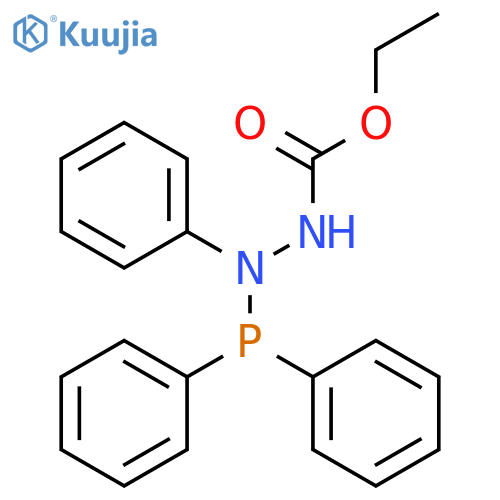 Hydrazinecarboxylic acid, 2-(diphenylphosphino)-2-phenyl-, ethyl ester structure