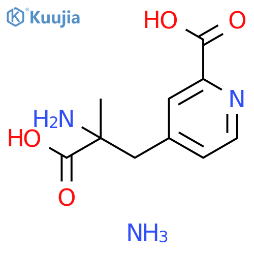 4-Pyridinepropanoic acid, α-amino-2-carboxy-α-methyl-, ammonium salt (9CI) structure