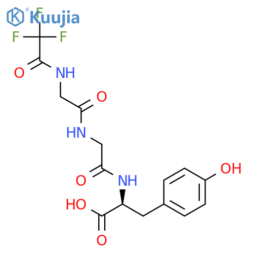 L-Tyrosine, N-[N-[N-(trifluoroacetyl)glycyl]glycyl]- structure