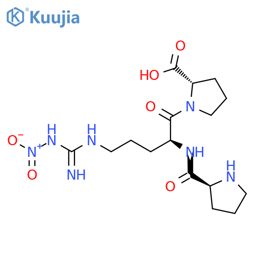 L-PROLINE, 1-[N5-[IMINO(NITROAMINO)METHYL]-N2-L-PROLYL-L-ORNITHYL]- structure