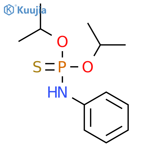 Phosphoramidothioic acid, phenyl-, O,O-bis(1-methylethyl) ester structure