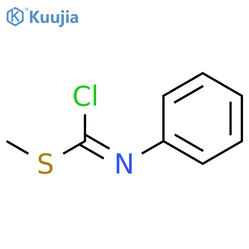 Carbonochloridimidothioic acid, phenyl-, methyl ester structure
