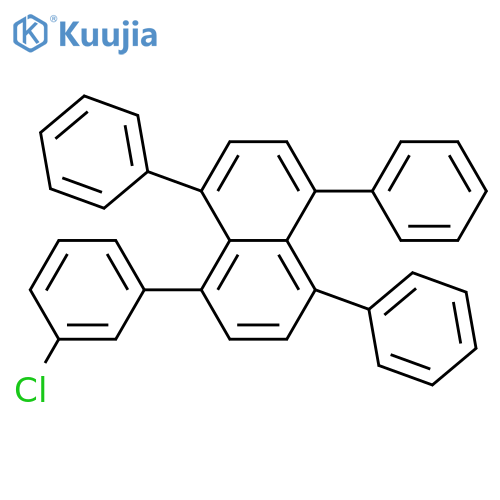 Naphthalene, 1-(3-chlorophenyl)-4,5,8-triphenyl- structure