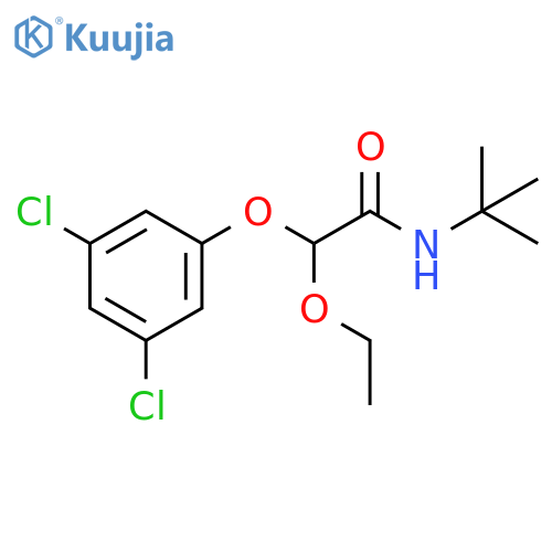 ACETAMIDE, 2-(3,5-DICHLOROPHENOXY)-N-(1,1-DIMETHYLETHYL)-2-ETHOXY- structure